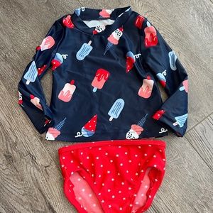 Just One You. Made by Carter's Baby Floral 2 Piece Swimsuit